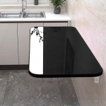 Ujuv seinalaua, kokkupandav laud pesuruumi, k&ouml;&ouml;ki, v&auml;ikesesse ruumi, seinale paigaldatud, kokkupandav laud pesuruumi, kokkupandav laud (must suurus)