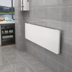 WBWAPA seinale paigaldatav kokkupandav laud | Kokkupandav laud pesuruumi jaoks, kokkupandav rippuv t&ouml;&ouml;koht ruumi s&auml;&auml;stev laudpink k&ouml;&ouml;gi/kontori/magamistoa/garaaži jaoks - 40 60 70 80 90 90 100 120 cm