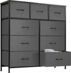 Sweetcrispy kapp magamistuppa, laia sahtliga kapp, 9 kangast sahtlit k&auml;epidemetega, kangast sahtlid, kapp, teleripult magamistuppa, kabinetti, elutuppa, laste jaoks