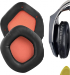 Geekria QuickFit proteiinnahast asendusk&otilde;rvapadjad Asus STRIX 7.1/2.0/PRO/DSP k&otilde;rvaklappidele k&otilde;rvapadjad k&otilde;rvapadjad k&otilde;rvapadjad remonditarvikud (must)