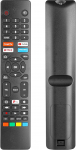 RM-C3250 IR kaugjuhtimispult, mis &uuml;hildub JVC Smart HD LED TV LT-32CA690 LT-32CA790 LT-40CA790 asendusjuhtimispuldiga NETFLIX PrimeVideo YouTube Google Play nuppudega (ilma h&auml;&auml;lefunktsioonita)