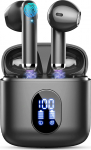 Drsaec Bluetooth 5.4 k&otilde;rvaklapid, k&otilde;rvaklapid, juhtmevabad Bluetooth 2026 juhtmevabad k&otilde;rvaklapid 4 ENC mikrofoniga, 6D Deep Bass, 30 tundi m&uuml;rasummutusega k&otilde;rvaklapid, IP7 veekindlad spordik&otilde;rvaklapid, USB-C