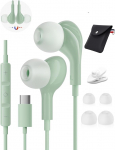 USB C k&otilde;rvaklapid Samsung Galaxy S26 S24 S23 Ultra S25 S22 A55 A56 A16 A54 5G Stereo USBC k&otilde;rvaklapid koos kaabliga k&otilde;rvaklapid USB C iPhone 15 16 17 Pro Max Google Pixel 9 8 Xiaomi 15