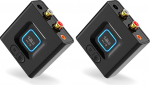 1Mii ML201 Bluetooth Receiver f&uuml;r Stereoanlage, Bluetooth 5.1 Audio Adapter mit AUX & RCA, Kabelloses Musik Streaming, 12h Akku & Bass Modus, Einfache Einrichtung (Packung mit 2)