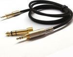 ABLET Audio Upgrade asenduskaabel, mis &uuml;hildub AKG K450 K451 K452 K480 Q460 k&otilde;rvaklappidega 1.2m