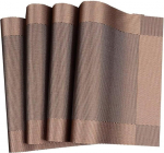 PVC lauamattide komplekt, 4 lauamatti, kohviplaadimatt, puuviljamatt, lauamatt, kool, lauamatt, 45 x 30 cm (#7)