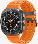 Samsung Galaxy Watch Ultra (2025) nutikell Galaxy AI-ga, spordikell, mererihm, titaanist korpus, kiirnupp, Dual GPS, 64 GB m&auml;lu, 47 mm, LTE, titaanhall