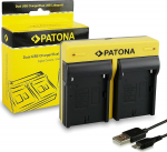 PATONA Dual Charger Compatible with Sony NP-FM500H NP-F970 NP-F980 NP-F960 NP-F950 NP-F930 NP-F750 NP-F550 NP-FM30 NP-FM50 NP-FM70 NP-FM90 NP-QM51 NP-QM71 NP-QQM91D meet Batteries