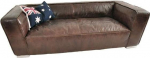 Eastwood Clubsofa 3-kohaline Vintage Cigar Vintage nahast ehtne nahk diivan diivan pruun