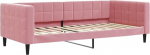 vidaXL p&auml;evavoodi, k&uuml;lalisvoodi, 2-in-1, diivanvoodi magamistuppa, elutuppa, diivanvoodi, kaasaegne disain, roosa, 90 x 200 cm, sametist