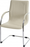 Mendler Samara s&ouml;&ouml;gitoatool Cantilever k&ouml;&ouml;gitool Recliner tool Steel Cream