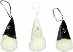 Juventus F.C. | Official Christmas Tree Decoration Set | 3 tk | 10 cm | Plastic | White/Black | Whimsical | J&otilde;ulud | Christmas