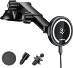 MAGJIEYX f&uuml;r MagSafe Autohalterung Ladeger&auml;t, Magnet Auto Handyhalter Kabelloses mit Fast Max 36W QC3.0 Ladeadapter f&uuml;r iPhone 16/15/14/13/12 Serie, 3 in 1 L&uuml;ftung/Dashboard/Windschutzscheibe