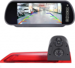 Kolmas pidurituli Double Lenses Dual auto tagantvaate kaamera Double Camera Fit Ford Transit Tourneo Custom V362 Bus Box F3 FY FZ MK8 2012/04-2023/12+7-tolline tagurduspeegel