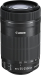 Canon EF-S 55-250 mm 1:4-5,6 IS STM telesuumobjektiiv (58 mm filtri keermega), must