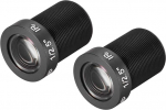 sourcing map CCTV Camera Lens 12 mm Focal Length 5MP F2.0 1/3 Inch Wide Angle for CCD Camera Pack of 2