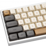 Guffercty kred XDA profiili klahvikorkid 125 Retro PBT klahvikorkide kattekomplekt v&auml;rvisublimatsioon ANSI US paigutus Cherry Mx Switch mehaanilisele klaviatuurile (XDA/Ember)