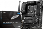 MSI PRO B760-P WiFi DDR4 emaplaat, ATX - toetab Inteli 12., 13. ja 14. p&otilde;lvkonna protsessoreid, LGA 1700 - DDR4 Memory Boost 5333+MHz/OC, PCIe 4.0 x16 pesa, M.2 Gen4 pesa, 2.5G LAN, Wi-Fi 6E