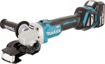 Makita DGA511RTJ akutoitega nurklihvmasin, 18 V / 5,0 Ah, 2 akut + laadija Makpacis