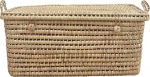 Home Maison Palmilehtede hoiukarp, palmileht, 20 x 40 x 20 cm, Maroko k&auml;sit&ouml;&ouml;, naturaalne