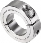 QUARKZMAN Single Split Clamp Ring v&otilde;llide jaoks, 1" puur, &uuml;heosaline kinnitusr&otilde;ngas, 1-3/4" OD, 1/2" laius, 304 roostevabast terasest kinnitusr&otilde;ngas, kruvi stiilis