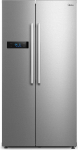 Midea MERS530FGD02 Side-by-Side Fridge/Freezer Combination, NoFrost, Inverter Technology, Indoor Ice Bar, Twin Control, 176.5 cm Height, 335 L Cooling, 197 L Freezer, 256 kWh per Year