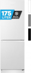 Heinrich&acute;s Fridge Freezer Combination 175 Litres, XXL, Fridge with Freezer, Fridge Volume 122 L, Freezer 53 L, Quiet 39 dB, Large Freezer Boxes, 7 Temperature Levels (Energy Class D, White)
