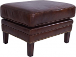 Gilbert Vintage Cigar Footstool Real Leather