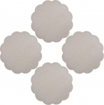 TOYANDONA komplekt 4 PU nahast lauamattide &uuml;mmargune lillemustriga mittelibisev kuumakindel vett &otilde;lih&uuml;lgav dekoratiivsed kohamatid s&ouml;&ouml;gitoa k&ouml;&ouml;gi peole ja igap&auml;evaseks kasutamiseks