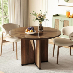 LITTLE TREE &uuml;mmargune s&ouml;&ouml;gilaud 4-kohaline rustikaalne k&ouml;&ouml;gilaud X-kujulise tugeva alusega, talu s&ouml;&ouml;gilaud s&ouml;&ouml;gituppa, elutuppa, tumepruun