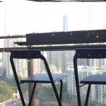 Ripplaud R&otilde;dur&otilde;du V&auml;ljas klapplaud Ripplaud Reguleeritav Kodu V&auml;ike s&ouml;&ouml;gilaud Baar Kohvik Patio Aed S&ouml;&ouml;gim&ouml;&ouml;bel Riiul (Suurus : 60