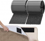 TEUVO 110 mm x 6 m Velcro Tape Self-Adhesive Extra Strong for Fabric Wide Velcro Self-Adhesive Velcro Tape for Sewing Prevent Diivan Cushion Matratsi Topper Attachment Home Office