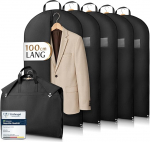 Bruce.&reg; 5 x Premium r&otilde;ivakotid, 100 x 60 cm, optimeeritud materjali paksus 120 GSM, kvaliteetne r&otilde;ivakate &uuml;likonna ja kleidi jaoks, hingav &uuml;likonnakott reisimiseks