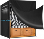 SIMPHAUS Protective Cover for Beach Chair Cover Waterproof XXL Beach Chair Cover Winterproof and UV Protection for Beach Chair Cover Beach Chair 3-Seater Beach Chair Tarpaulin 420D Oxford Fabric 155 x