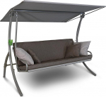 Angerer Freizeitm&ouml;bel GmbH Elegance Smart Hollywood Swing - Garden Swing Made in Germany - Swing for Sitting, Lying and Relaxing - Includes Bed Function - Easy Assembly (Olive)