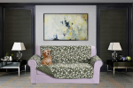 Elegantne mugavus tepitud m&ouml;&ouml;bli kaitsjad Solid ja tr&uuml;kitud disain Reversible Slipcovers koos elastsete rihmade ja Smart Pockets Great for Pets, Kids and More, Smart Leaf Loveseat, Sage
