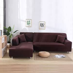 Diivan Slipcovers, L-kujuline Stretch diivanikatted, libisemiskindlad diivanikatted lemmikloomadele lastele Diivanikate m&ouml;&ouml;bli kaitsja - elutuba kohv 3+3 istekohta (3+3 istekohta)