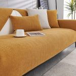 Bezugetop diivanikate, diivanikate L kuju 1/2/3/4 istekohaga, libisemisvastane diivanikaitse, diivanikate nurgas diivanile, diivanitekid istmele, koera-kassi diivanipesu, oranž A, 90 x 90 cm.