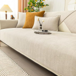 BohrenCL Funny Fuzzy UK Sofabezug, weicher Chenille-Sofabezug, Couchbez&uuml;ge, rutschfester Sofabezug, Fischgr&auml;ten-Chenille-Stoff, M&ouml;belschutz, Sofaschoner, Sofa-Schonbez&uuml;ge, Sofabez&uuml;ge