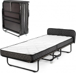 Edward Ritz tasku Roll Away, Medium. Kangast Ottomani tarnevoodi 90 x 200 cm - 15 cm paksune pealispind, neli heledat ratast.