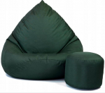 Bean Bag koos kottidega, pudelroheline, 112 x 82 x 82 cm, XXL t&auml;iskasvanute Bean Bag koos t&auml;idisega, magamistoa ja elutoa m&ouml;&ouml;bel, siseruumide Bean Bags, veekindel, Lounge Chair, Bean Bag