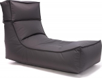 Ecopuf Outdoor Bean Bag Recliner Camel - ilmastikukindel Bean Bag tool eemaldatava peatoega - UV-kindel Bean Bag - sise- ja v&auml;litingimustes kasutamiseks