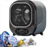 Kondensatsioonikuivati 0,8 kg v&otilde;imsusega, 450 W v&auml;ike kaasaskantav kondensatsioonikuivati, roostevabast terasest trummel, t&ouml;&ouml;pinnale v&otilde;i seinale paigaldamiseks kodudes (A)