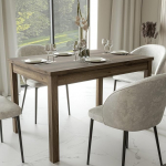 Forte LACETTI s&ouml;&ouml;gilaud 120 Modernne pikendatav s&ouml;&ouml;gilaud elutuba s&ouml;&ouml;gituba Valencia tammepuidust dekoor 120,4 cm (160,4) lai x 76,6 cm k&otilde;rge x 80 cm s&uuml;gavus
