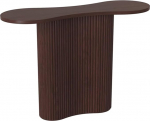 Slim Entryway Konsoletisch Holz, Flurtisch Schmal, Wohnzimmer Konsole, Kleiner Ausstellungstisch Sofatisch f&uuml;r Kleinen Raum, Eingang, Flur(Brown,100 x 28 x 80 cm)