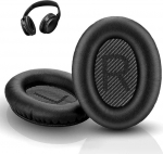 Asendatavad k&otilde;rvapadjad Bose Quietcomfort 35 k&otilde;rvaklappidele, &uuml;hilduvad QC 45 QC35 ii QC25 QC15 Ae2 Ae2i k&otilde;rvaklappidega Mugav ja vastupidav (must)