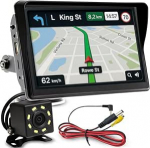Retoo Raadio Autoradio 7-tolline Android 5.3 multimeediajaam puuteekraaniga, traadita ja kaabliga CarPlay/Android Car/AirPlay, HD tagantvaate kaamera, WiFi, Bluetooth 10-15m, 12V sigaretis&uuml;&uuml;taja, 360&deg;