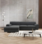 DOMO Collection Nika Corner Sofa | Corner Couch with Sleep Function in L-Shaped | Sofa Corner Set | 277 x 156 x 78 cm
