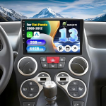 SIXWIN [2+64G] Android 13 autoraadio Fiat Pandale 2003-2012 koos Carplay/Android autoga, 9-tolline mahtuvuslik puuteekraan koos WiFi GPS Bluetooth FM/RDS EQ + tagurduskaamera