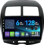 [6G+128G,Octa-Core] - MSD Autoradio f&uuml;r Mitsubishi ASX (2013-2019)/Citroen C4 2007-2013 | Android 15 GPS Radio | CarPlay Android Auto Lenkradsteuerung DSP DAB | Tagfahrkamera MIC | 2 Din 10.1 Zoll